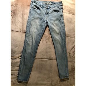 american eagle super super stretch jeggings